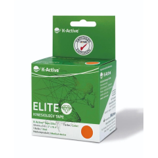 Кінезіотейп для чутливої шкіри K-Active Tape Elite (Японія) Жовтогарячий