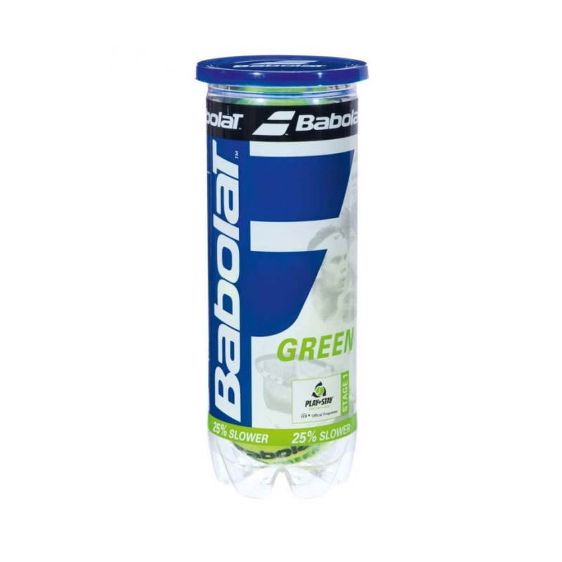 М’ячі тенісні для дітей Babolat Green X3 501066/113 (3 шт.)