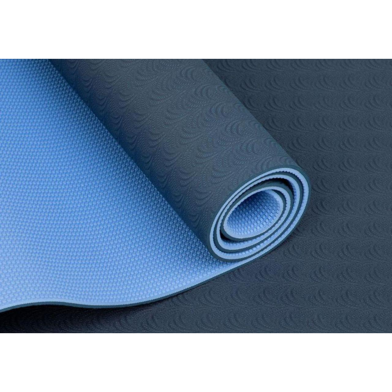 Екологічний килимок для йоги Bodhi Lotus Pro 183x60x0.6 см синій
