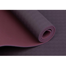 Екологічний килимок для йоги Bodhi Lotus Pro 183x60x0.6 см баклажановий