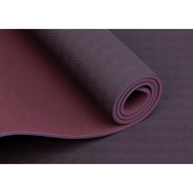 Екологічний килимок для йоги Bodhi Lotus Pro 183x60x0.6 см баклажановий