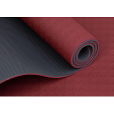 Екологічний килимок для йоги Bodhi Lotus Pro 183x60x0.6 см бордовий