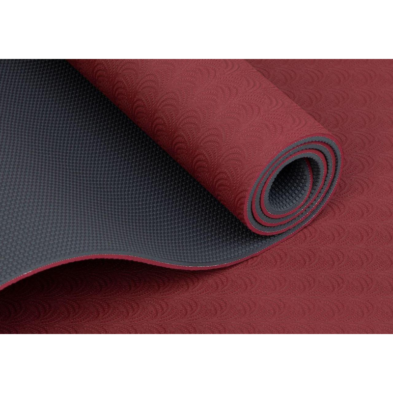 Екологічний килимок для йоги Bodhi Lotus Pro 183x60x0.6 см бордовий