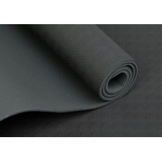 Екологічний килимок для йоги Bodhi Lotus Pro 183x60x0.6 см чорний