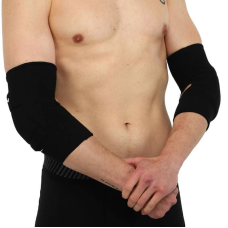 Налокітники захисні Joma Elbow Patch Block 400176-100 Чорні (розмір М)