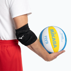 Налокітники волейбольні захисні Mizuno Team C Elbow Support 59SS200-09 Чорні універсальні (розмір OS)