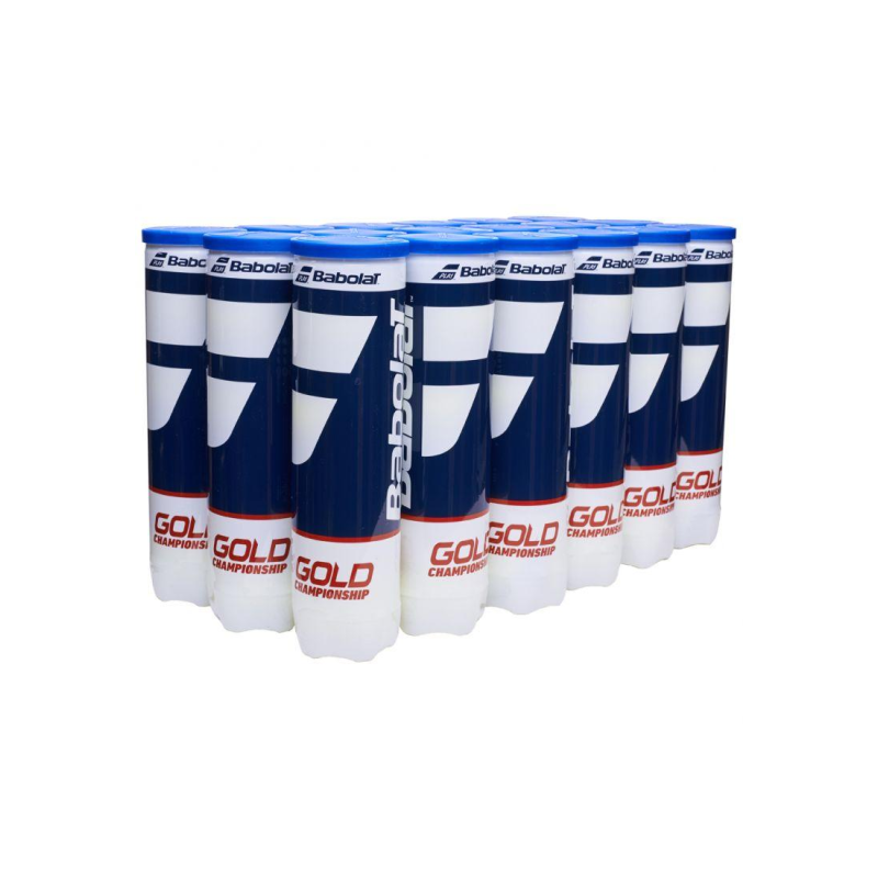 М’ячі тенісні Babolat Gold Championship X4 501084/113 (ящик 18 банок)