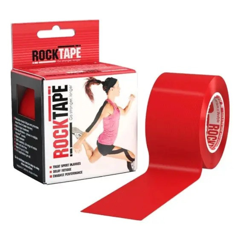 Кинезио тейп RockTape Classic (CША) красный