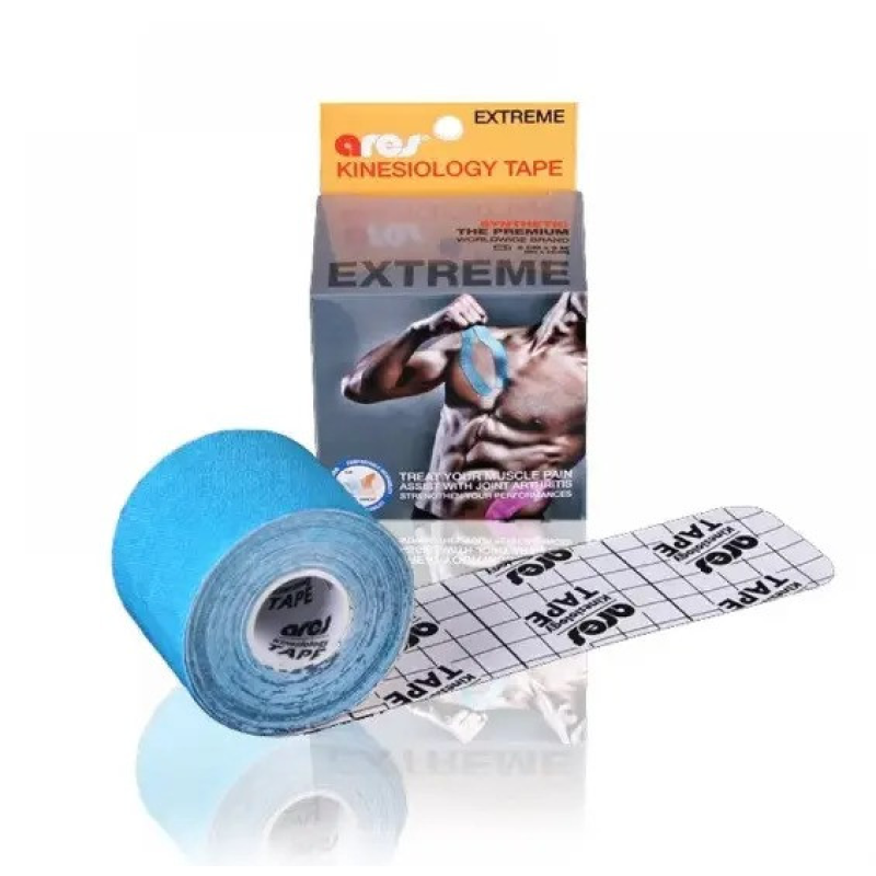 Кинезио тейп ARES Extreme (Южная Корея) Голубой