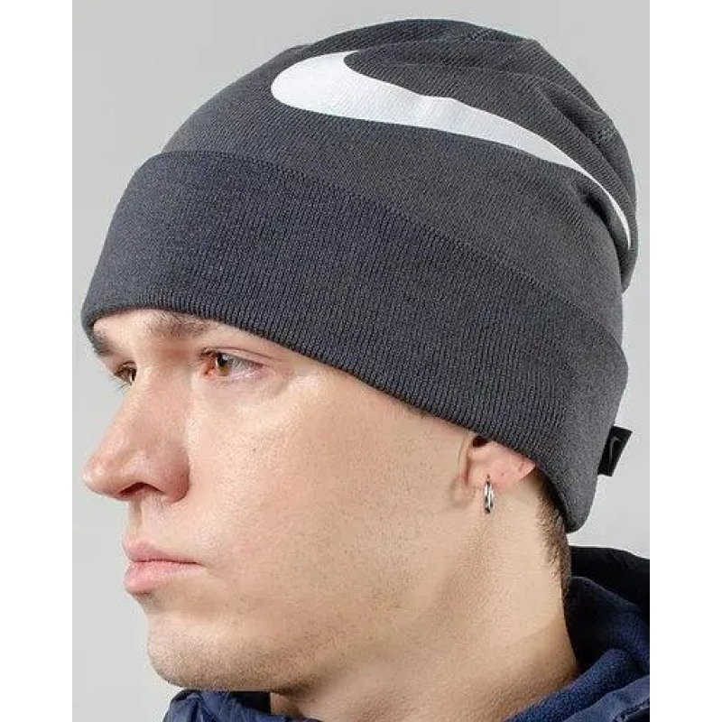 Шапка Nike Beanie GFA Team AV9751-010 Серый
