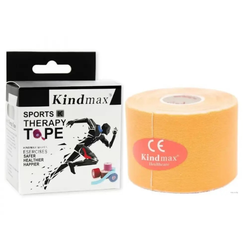 Кинезио тейп Kindmax Оранжевый